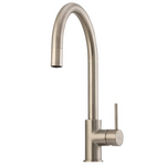 Oliveri Venice Pull Out Goose Neck Mixer Tap Brushed Nickel VE520FBN-P hero image