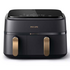 Philips 3000 Series 9L Dual Basket Airfryer XXL Black NA352-00 image NaN