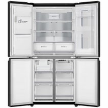 LG 508L Slim French Door Fridge Matte Black GF-V570MBLC hero image