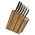 Global Kyoto 7 Piece Knife Block Set - Bamboo 79653 image NaN