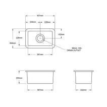 Turner Hastings Cuisine 30 Single Bowl Inset and Undermount Sink CU30FS hero image