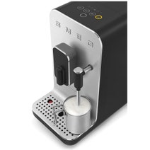 Smeg Bean To Cup Coffee Machine Black BCC12BLMAU hero image