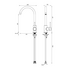 Abey Lucia Lead-Free Goose Sidelever Mixer Tap Brushed Nickel 3K4-BN-LF image NaN
