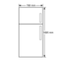 Fisher & Paykel E521TLX5 517L Top Mount Fridge image NaN