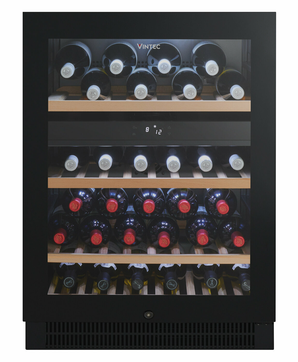 Vintec 50 Bottle Dual Zone Wine Storage Cabinet VWD050SBB Appliances Online