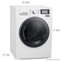 LG TD-H901MW 9kg Centum™ Heat Pump Dryer hero image