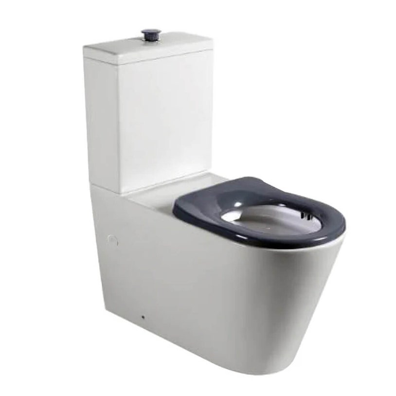 Enware Wellbeing 800 Close Coupled Back to Wall Toilet Suite ...