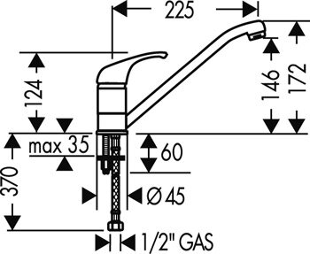 Franke Mixer Tap TA520CH hero image