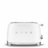 Smeg Retro 50's Style 2 Slice Toaster Matte White TSF01WHMAU image NaN
