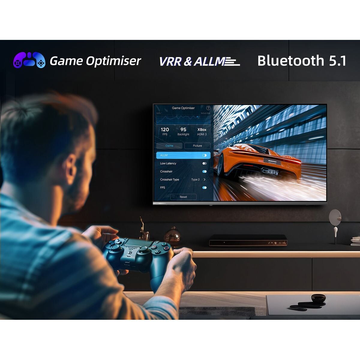 CHiQ 43 Inch QM10 4K QLED Smart Google TV U43QM10 [2025] hero image