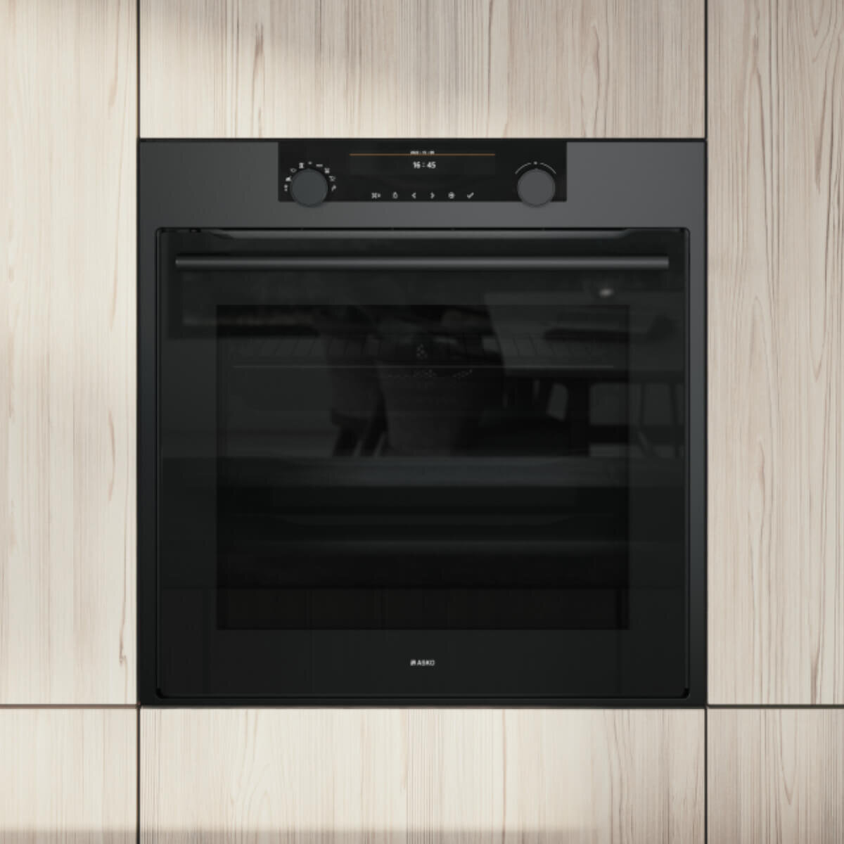 ASKO 60cm Pyrolytic Built-In Craft Oven Graphite Black OP8687A1 hero image