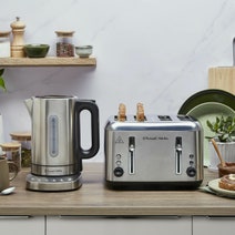 Russell Hobbs Addison 4 Slice Toaster Brushed Stainless Steel RHT514BRU hero image