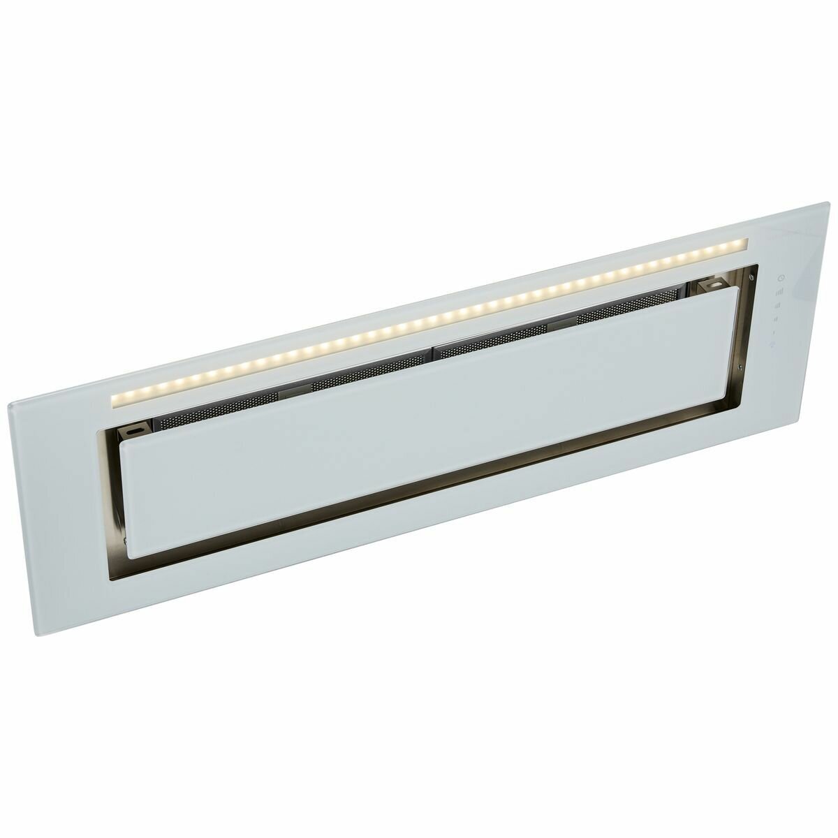 Schweigen 90cm White Glass Under Canopy Rangehood with ISO Drive ST Motor KLS-9GLASSTPAK hero image