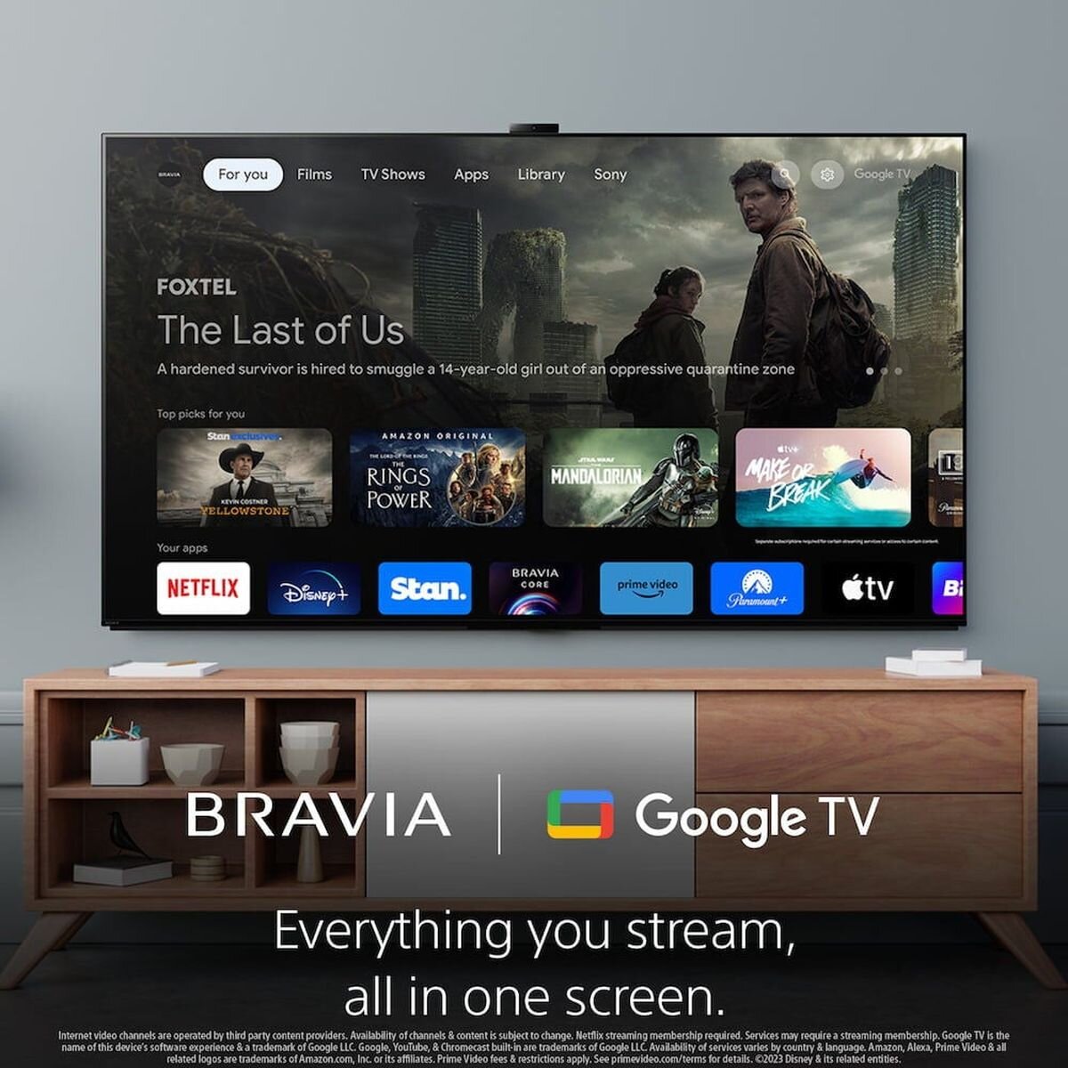 Sony Bravia 55 Inch A80L XR OLED 4K Google TV XR55A80L hero image