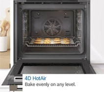 Bosch Serie 8 60cm Built-in Oven with Steam Function HSG656XB6A hero image