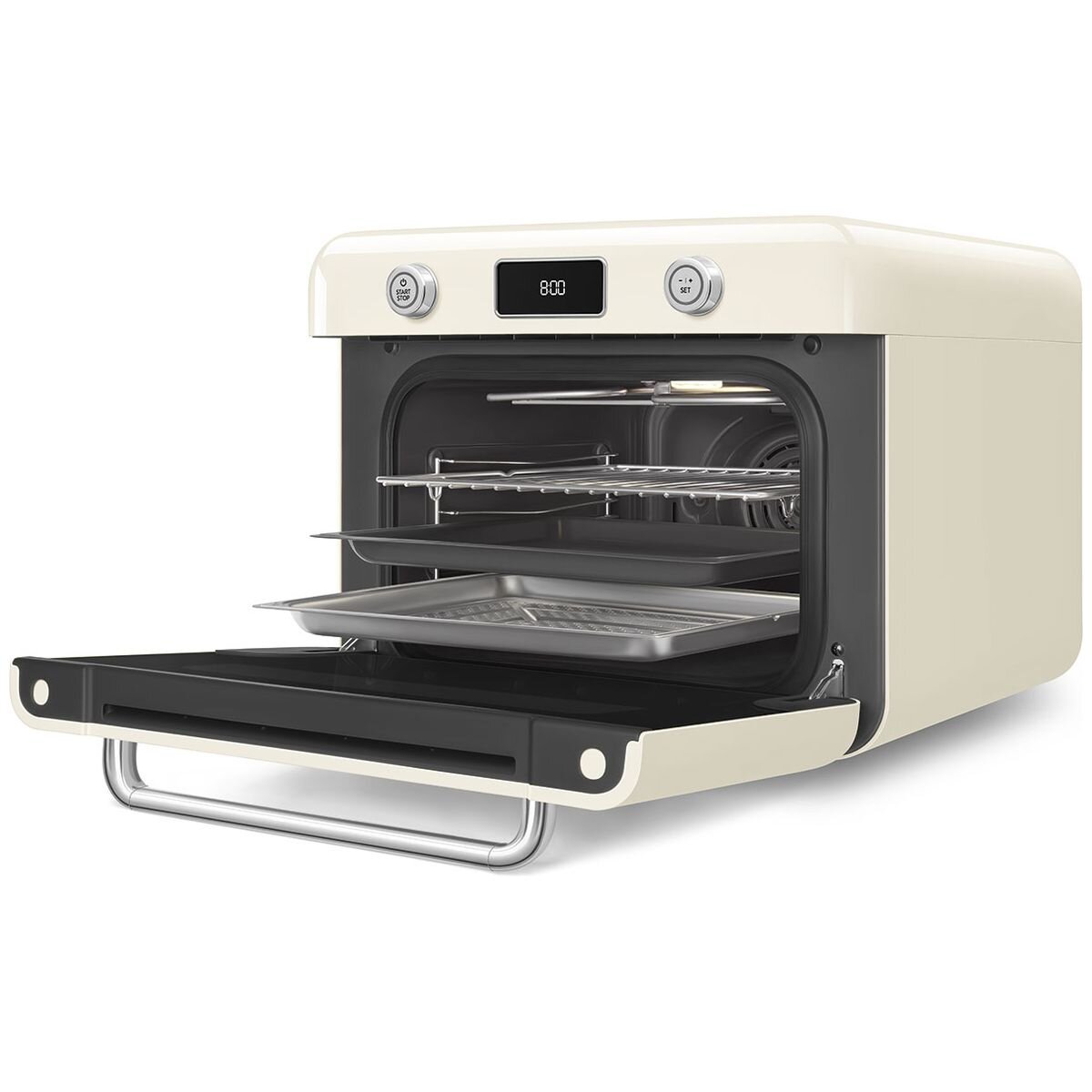 SMEG Retro Style Benchtop Combi-Steam Oven Cream COF01CRAU hero image