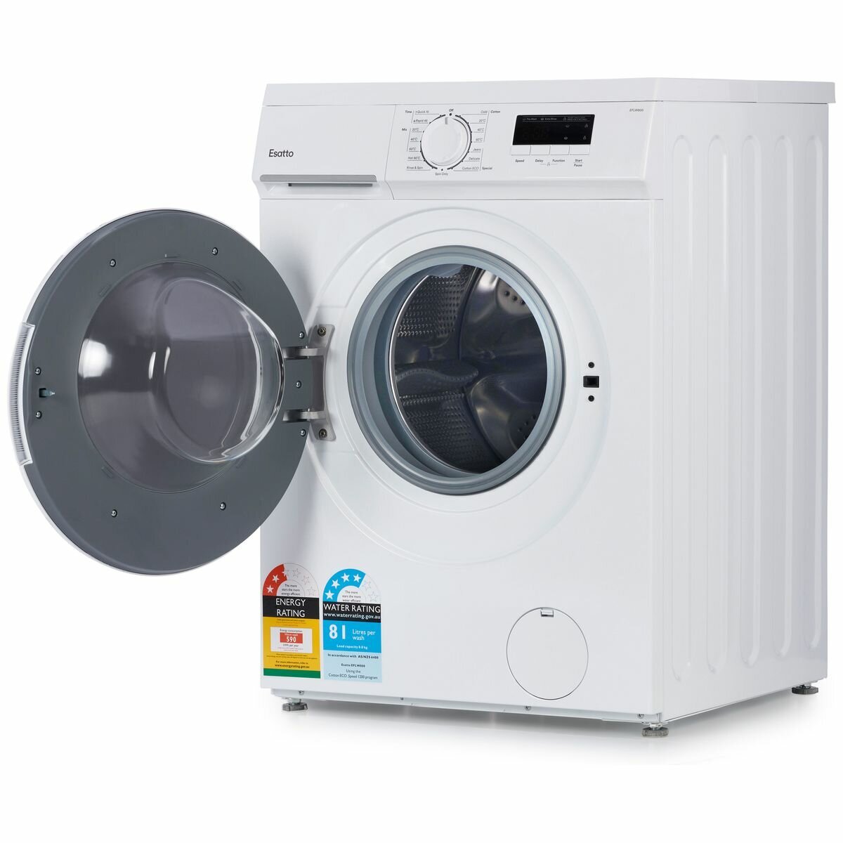 Esatto 8kg Front Load Washing Machine EFLW800 hero image
