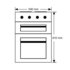 Chef CFE537WA 54cm Freestanding Electric Oven/Stove image NaN