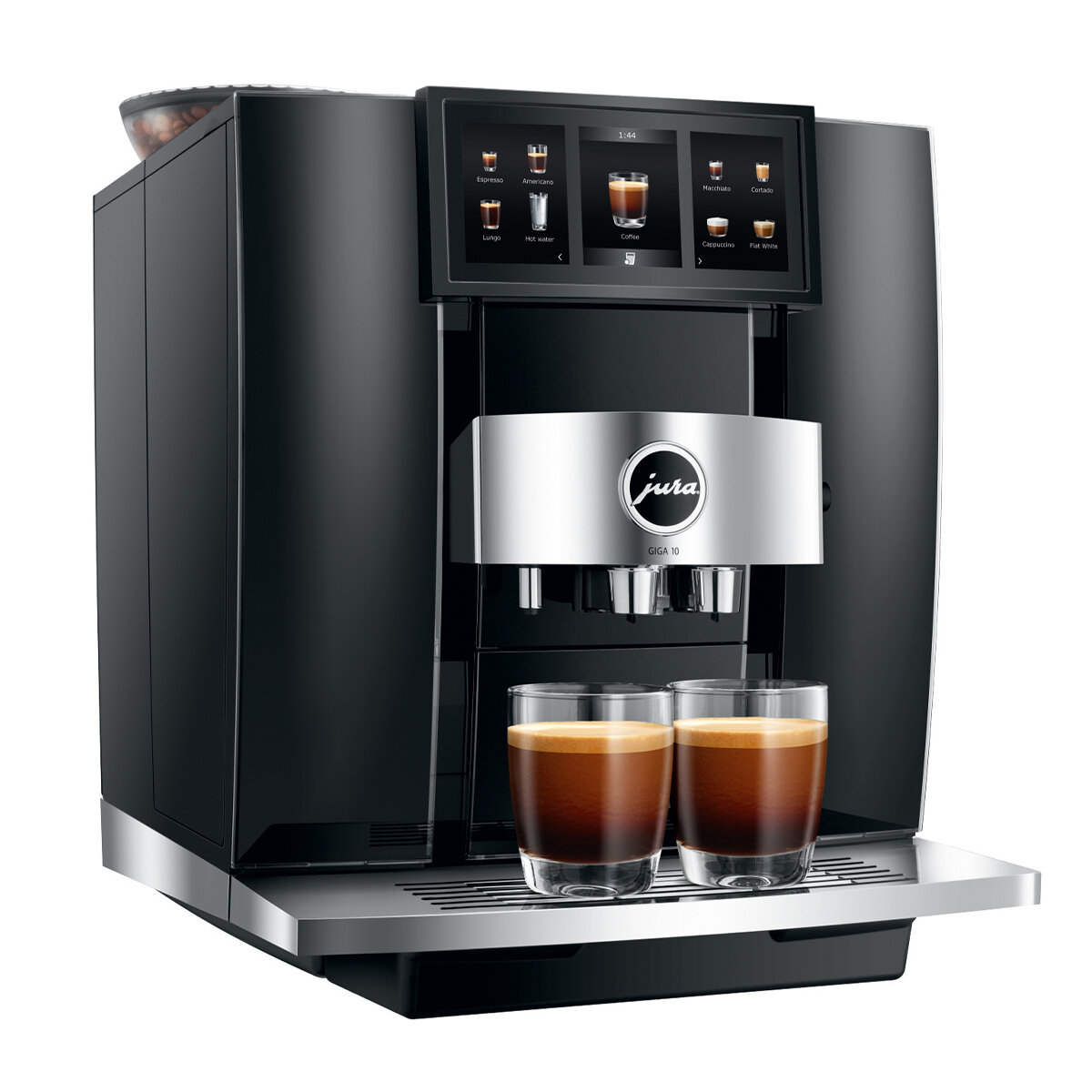 Jura Giga 10 Automatic Coffee Machine Diamond Black 15558 hero image