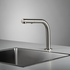 Rogerseller Eccentric Hob Sink Mixer and Outlet with Pull Out Spray - Brushed Nickel 360600405207 image NaN