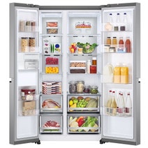 LG 655L Side by Side Fridge Stainless Steel GS-B600PL hero image