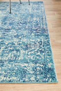 Rug Culture Evoke Extra Large Blue Rug 330X240CM - EVO253BLUE330X240 hero image