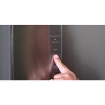 Haier 489L French Door Frost Free Fridge with Water Dispenser Satina Silver HRF520FHS hero image