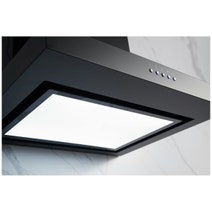 Omega 60cm Wall Canopy Rangehood Matt Black ORC60MB hero image