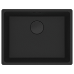 Franke Maris 520mm Single Bowl Flushmount Sink - Matte Black MRG210-52MB-B hero image