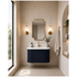 Turner Hastings Evara 75x53 Wall Hung Vanity with Real Marble Top and Ceramic Undercounter Basin Aegean Blue 1TH EV752-AB-1TH image NaN