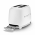Smeg Retro 50's Style 2 Slice Toaster Matte White TSF01WHMAU image NaN