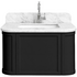 Turner Hastings Evara 75x53 Wall Hung Vanity with Real Marble Top and Ceramic Undercounter Basin Volcanic Ash 1TH EV751-VA-1TH image NaN