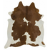 Rug Culture Cow Hide Small Brown, White Rug 200X150 APPROX - COWHIDE-NAT-BROWNW image NaN