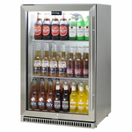 Schmick 118L Alfresco 304 Stainless Steel Bar Fridge With Heated Glass and Triple Glazing Left Hinge SK118L-SS hero image