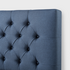 Zinus Harper Double Upholstered Tufted Bed Frame Navy AU-FTTP-NV-D image NaN