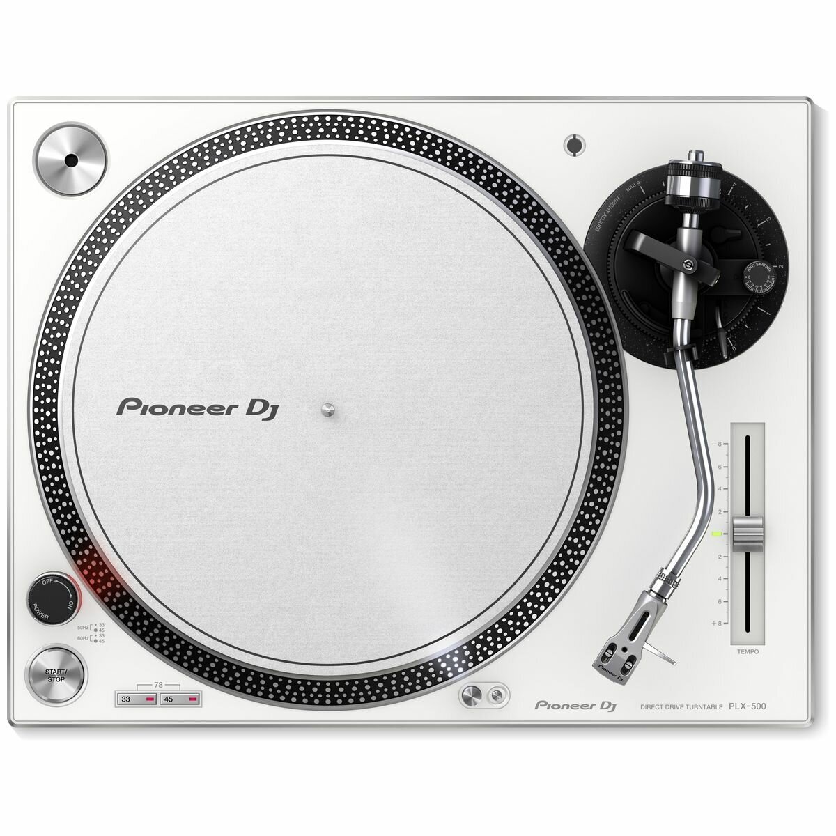 Pioneer DJ PLX-500 Direct Drive Turntable White PDJ-PLX-500-WH 