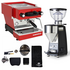 La Marzocco Linea Mini Red Home Package with Black Grinder WA-MPACKRB image NaN
