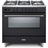 Delonghi 90cm Anthracite Dual Fuel Freestanding Oven DEF1407A image NaN