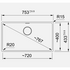 Franke Maris 720mm Single Bowl Flushmount Sink with Extension Drainer Polar White MRG210-72PW-FPC image NaN