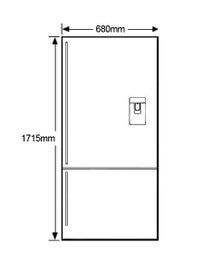 Fisher & Paykel Series 5 413L ActiveSmart Bottom Mount Fridge with Ice and Water E442BRXFDU5 hero image