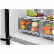 LG 508L Slim French Door Fridge Matte Black GF-V570MBLC hero image