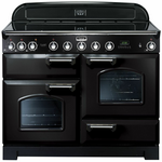 Falcon 110cm Classic Deluxe  Freestanding Induction Oven/Stove Black and Chrome CDL110EIBLCH hero image