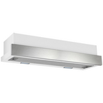 Omega 90cm Slide-Out Rangehood White with Stainless Steel Fascia ORT9WXL hero image