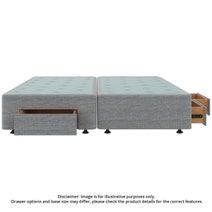 Sealy Spacesaver Super King Split Bed Base No Drawer Sand SV-SAN-SSK-ND hero image