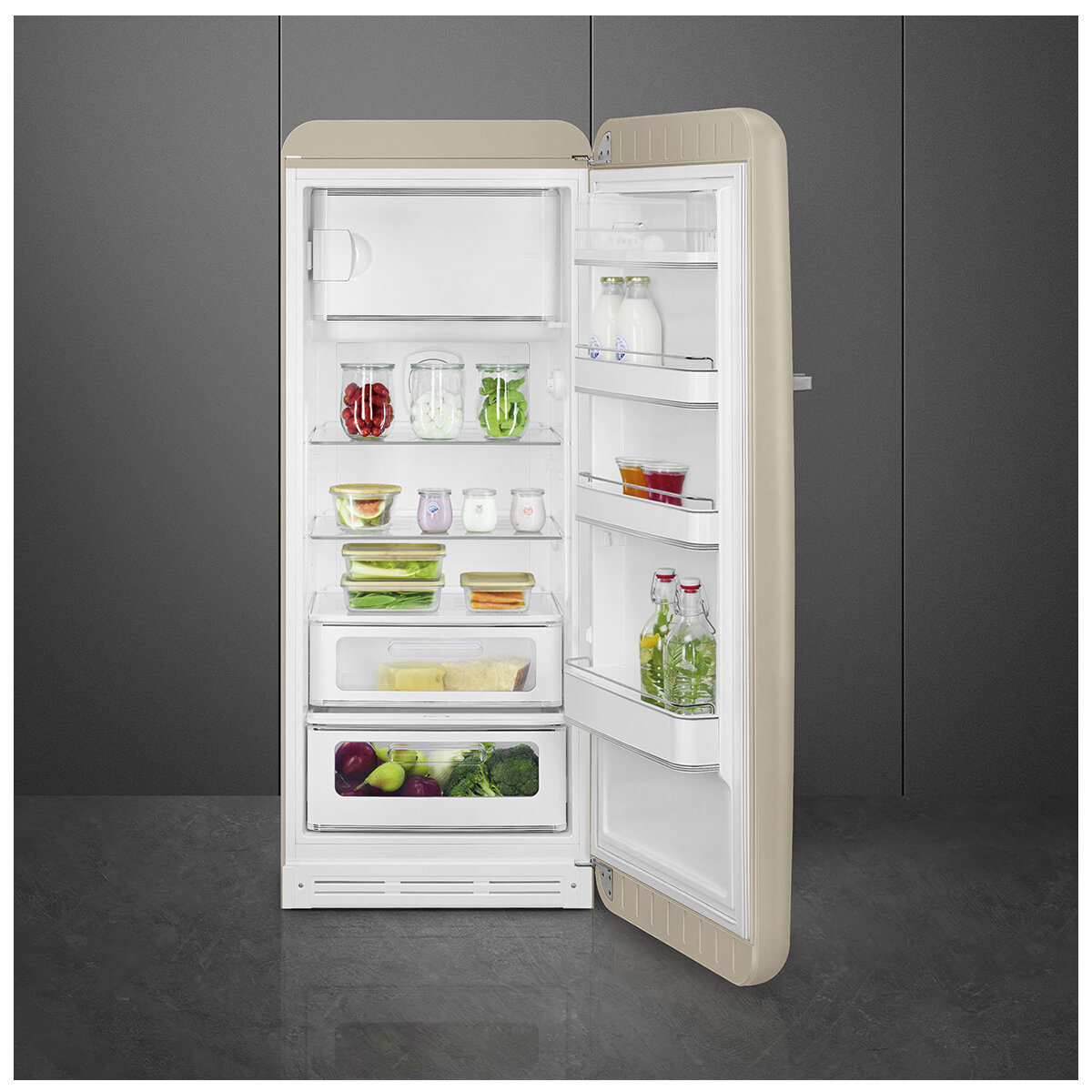 Smeg FAB28 50s Style 270L Retro Refrigerator Perfectly Pale FAB28RDPP5 hero image