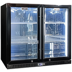 Schmick 257L Under Bench Black Triple Glazed Beverage Fridge SK246B hero image