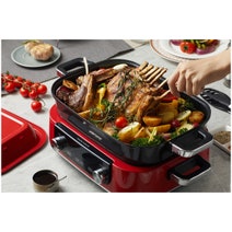 Morphy Richards Digital Multifunction Cooking Pot Red MRMP3RD hero image
