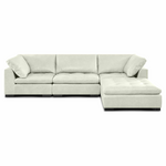 Kalona Milan Three Seater White Leather Lounge 19730-W hero image