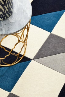 Rug Culture Matrix Small Steel Rug 120X120CM - MTX-904-STE-120X120 hero image