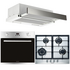 Glem 60cm Gas Oven, Cooktop & Retractable Rangehood Pack AOLGLEMPK4 image NaN